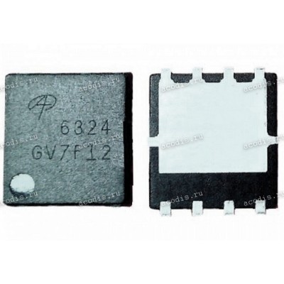 Транзистор Alpha&Omega AON6324 QFN5*6_8L HUABEI/HQ11230341000 N-MOSFET 30V 85A (6324, Asus p/n: 07005-02530600) NEW original