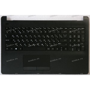 Keyboard HP 250 G6, 255 G6, 15-bs, 15-bw чёрный матовый,  русифицированная без тачпада (925008-251, 925008-001, FA204000W00#8, AM204000110, AP204000E00, 920-003388-02, TM-03320, 2B-AB316C211, PK132044A05, NBLB3 US PKNR105C0) +Topcase original NEW TOP COVE