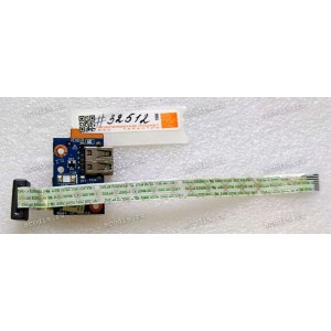 USB board & cable Dell Inspiron 15-3521, 5521, 3537, 5535 Jack (p/n: CN-075PM1, LS-9102P)