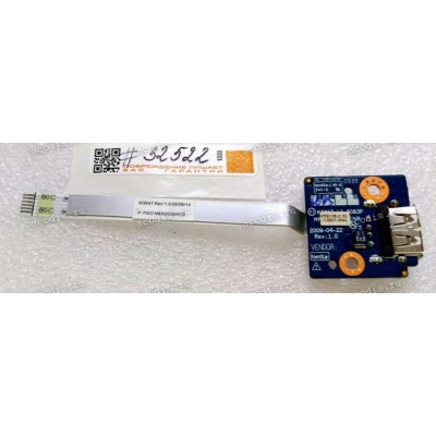 USB board & cable  Lenovo B550 B555 G550 G555 KIWA7 LS-5083P (p/n:4559ZV38L01 B2)
