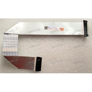 LCD LVDS FFC шлейф мониторный 30 pin обратный, шаг 1.0 mm, длина 345 mm, с замками с двух сторон