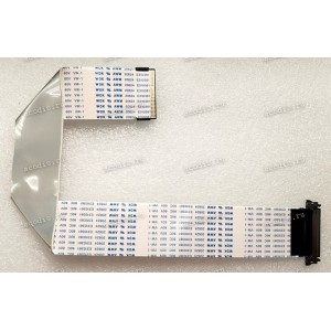 LCD LVDS FFC шлейф мониторный 30 pin обратный, шаг 1.0 mm, длина 345 mm, с замками с двух сторон