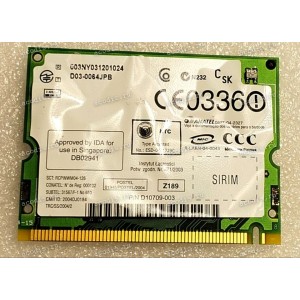 WLAN Mini PCI-E U.FL Intel PRO/Wireless IC: 1000M-G2200BG Acer Aspire 1640Z ( D10709-003  C88305-009) Antenna connector U.FL