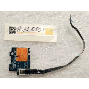 Power Button board & cable Dell Inspiron 15 - 3521, 5521, 3537, 5537  VAW00 LS-9101P (p/n:VAW00 NBX00019O00) 