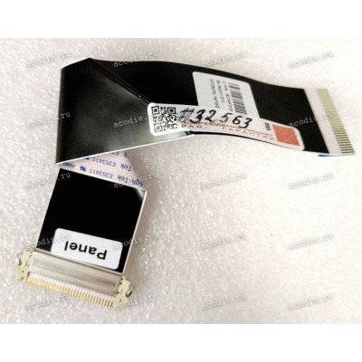 LCD LVDS FFC шлейф мониторный 30 pin прямой, шаг  mm, длина  mm с замком с одной стороны Lenovo Thinkcentre M72Z M73Z (p/n:04X2252 04X2158)