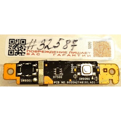 Power Button board IO  Lenovo C40-30, C40-05, C440, B40-30,S300, S400 ,01AJ761 одна кнопка (p/n:6050A2748101 )