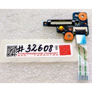 Power Button board & cable HP 15-DH0, 17-W  (p/n: LS-H483P 4550VF32L01)