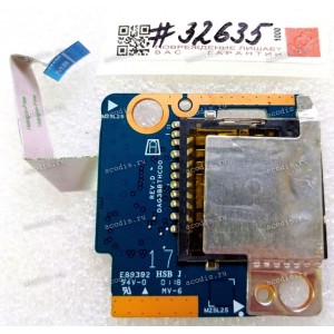 Card Reader board & cable HP Omen 17-AN, 17-AN012DX (p/n: DAG3BBTHCD0)