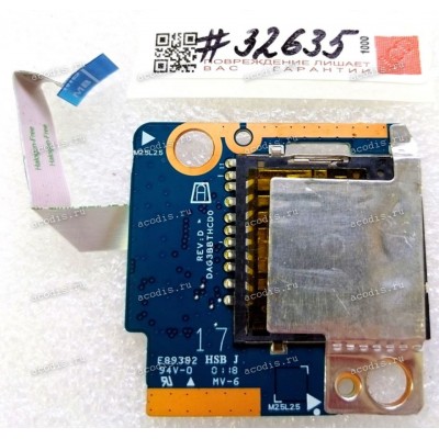 Card Reader board & cable HP Omen 17-AN, 17-AN012DX (p/n: DAG3BBTHCD0)