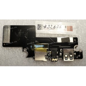 USB Board & power connector, card reader Irbis NB 70,NB73 (p/n: 302194300007  E328832)