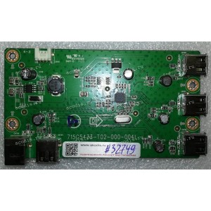 USB Board Lenovo 23,0" 1920x1080 ThinkVision LT2323pwA (ZV10019-1200Z) 715G5433-T02-000-004L Chips SMSC USB2514B D1421-A2P10, APW7080