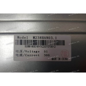 M238HAN03.1 (FF, SALE) 1920x1080 LED 30 пин  new / разбор