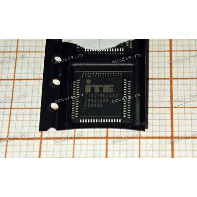 Микросхема ITE IT8259E248A-CXA, IT8259E248A-CXS, IT8259E-248A  CXA, CXS, CXG, CXO, CX0 QFP-64