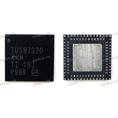 Микросхема Texas Instruments TUSB7320RKM, TUSB7320RKMR, TUSB7320RKMT USB 3.0-Compliant xHCI Host Controller PWQFN, WQFN-100