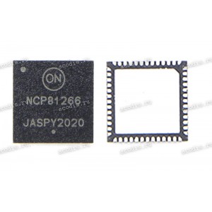 Микросхема ON Semiconductor NCP81266, NCP81266MNTXG, NCP81266AMNTXG QFN52 (Asus p/n: 06095-02570000) 6x6, 0.4P CASE 485BE 6 + 2 Phase Output Controller with SVID Interface for Notebook and Ultrabook CPU Applications NEW original
