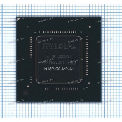 Микросхема nVidia N18P-G0-MP-A1, TU117-750-A1 GeForce GTX1650 Ti GB4D-128 FCBGA960 (Asus p/n: 02004-00571700) NEW original datacode 2111A1