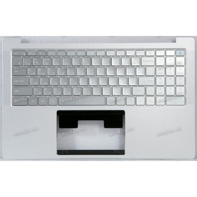Keyboard Digma Pro Sprint M DN16R3-8CXW01 + topcase (MB330100B, SP29624) (Black/Silver/Matte/RUO/LED) серебристая матовая русифицированная с серебристым топкейсом с подсветкой