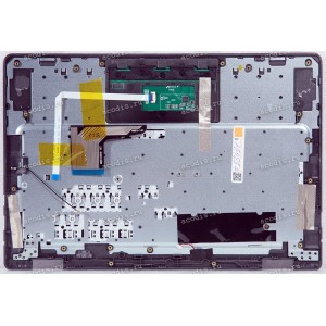 Keyboard Digma EVE 11 C421Y ES1067EW + topcase MB2455010 YXT NB93-131 SP18774 (Black/Matte/RUO) черная матовая русифицированная с серым топкейсом
