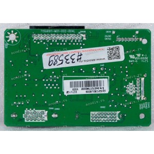 Mainboard Asus LMT 23,6" 1920x1080 VS247NR MN BRD (TPMHGEL02) TPV 756GQFCB0US009 (04020-00024600, 715G6911-M01-002-004L) Chips TSUMU59BHN-1, RT8290A