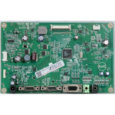 Mainboard Asus LMT 27,0" 1920x1080 VX278H MAIN BOARD TPV 756GQECB0CA016 CBPCEC1USQ2 (04020-01660400, 715G7117-M01-001-004Y) Chips TSUMO88CDT9-1, OZ9998MGN, APA2603A