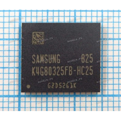 Микросхема Samsung K4G80325FB-HC25 GDDR5 256M*32 8.0 1.5V FBGA170 (Asus p/n: 03008-00050200) NEW original