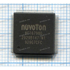 Микросхема Nuvoton NCT6798D (B2) LQFP-128 (Asus p/n: 06116-00380300) с разбора