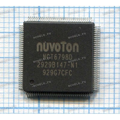 Микросхема Nuvoton NCT6798D (B2) LQFP-128 (Asus p/n: 06116-00380300) с разбора