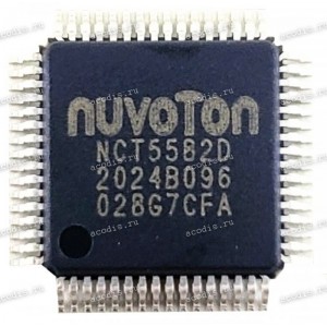 Микросхема Nuvoton NCT5582D QFP-64 с разбора