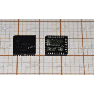 Микросхема Vishay Siliconix SiC659, SIC659CD-T1-GE3 50A 5V PWM PowerPAK MLP55-31L с разбора