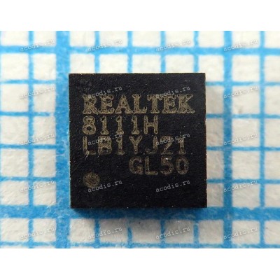 Микросхема RealTek RTL8111H, RTL8111HH-CG, RTL8111H-VB QFN-32 с разбора