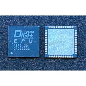Микросхема DIGI+ ASP2100, ASP2100MNTXG QFN56 с разбора
