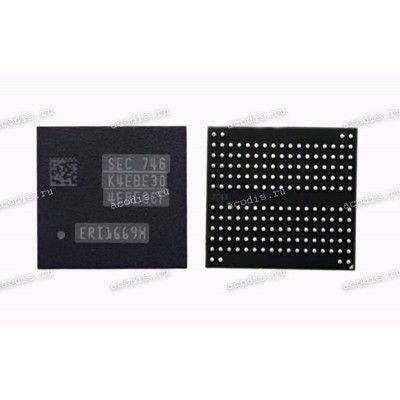 Микросхема Samsung K4EBE304EC-EGCG LPD3 2133 1024M*32 FBGA178 QD (Asus p/n: 03009-00160700) NEW original