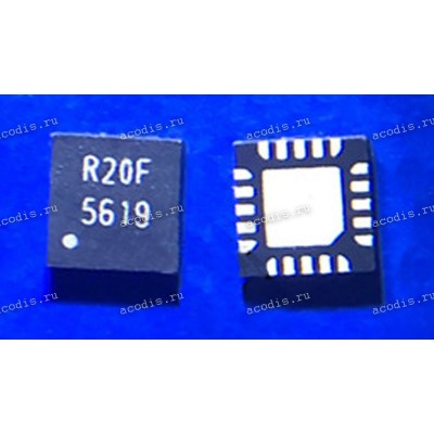 Микросхема GMT G5619RZ1U QCI AL005619001(TQFN3X3-20) PWM CONTROLLER (U11R 5619, Asus p/n: 06095-02230000, 06018-02780000) NEW original