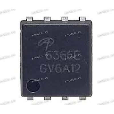 Транзистор Alpha&Omega AON6366E QCI BAM63660000/DFN N-MOSFET 30V, 34A, 46W (6366E, Asus p/n: 07005-01032500) NEW original