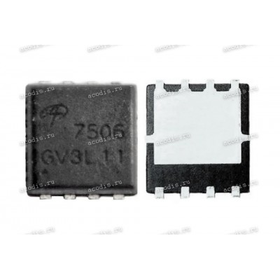 Транзистор Alpha&Omega AON7506 QCI BAM75060000 N-MOSFET 30V, 12A, 3.1W (7506 GA828P, Asus p/n: 07005-01032600) NEW original