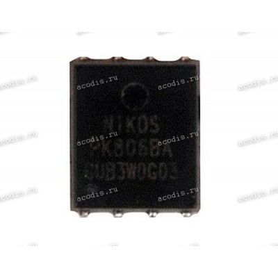 Транзистор NIKOS, NIKO-SEM, Unikc PK806BA PDFN5*6P HUABEI/HQ11230376000 N-MOSFET 30V 54A (Asus p/n: 07005-02532800) NEW original