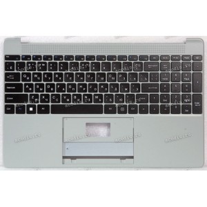 Keyboard Digma EVE15 P417 DN15P3-8CXW01 NP3158CXW01 + topcase (X317C US) (Black/Gray/Matte/RUO)