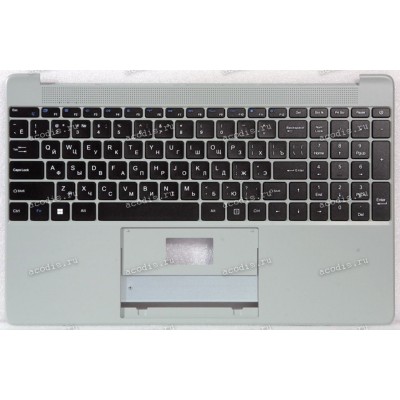 Keyboard Digma EVE15 P417 DN15P3-8CXW01 NP3158CXW01 + topcase (X317C US) (Black/Gray/Matte/RUO)