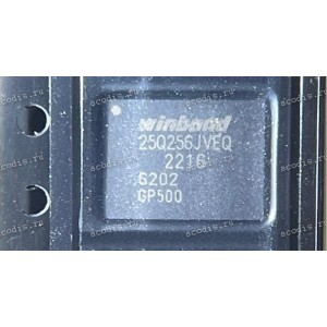 Микросхема Winbond W25Q256JVEIQ, W25Q256JVEQ, W25Q256JVEIC, QFN-8, WSON-8 8x6mm 3V W25Q256JVEC 256V-BIT SERIAL FLASH MEMORY WITH DUAL/QUAD SPI с разбора