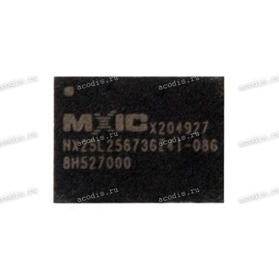Микросхема MXIC MX25L25673GZ4I-08G, MX25L25673GZ41-08G 8-WSON (8x6mm 3.4 x 4.3EP) 3V, 256M-BIT [x 1/x 2/x 4] CMOS MXSMIO  (SERIAL MULTI I/O) FLASH MEMORY