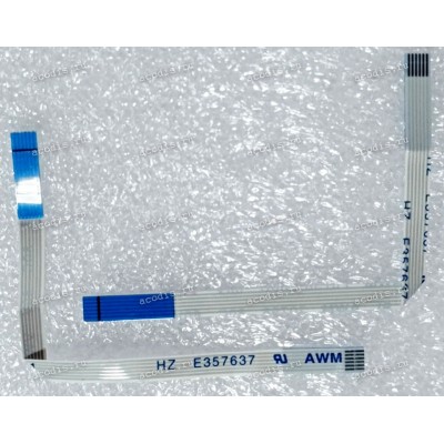 FFC шлейф 6 pin прямой, шаг 0.5 mm, длина 80 mm Depo VIP C1510 NX500L (NX500LSLDEP01), Hasee NX500L