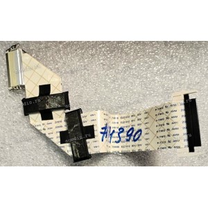LCD LVDS шлейф мониторный 30 pin, шаг 1.0 mm, длина 240 mm Dell 17.0" 1280x1024 E178FPb 0RY980 (5K.08W02.001)