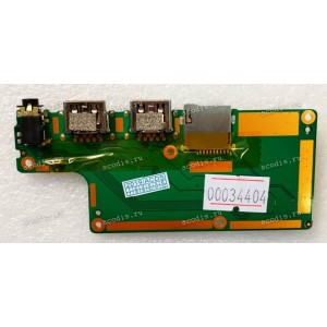 USB & Audio & Card reader Board Irbis 17NBC2000 (p/n: GM17C-DB-WIFI-MA-V01 E353925)