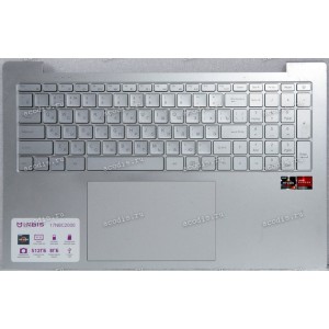 Keyboard Irbis 17N (17NBC2000) серебро, русифицировнная +Topcase + LED, Б/У Keyboard Irbis 17N (17NBC2000) серебро, русифицировнная +Topcase + LED, Б/У