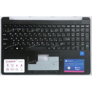 Keyboard Irbis NB263 черная с черным топкейсом, русифицировнная +Topcase, Б/У Keyboard Irbis NB263 черная с черным топкейсом, русифицировнная +Topcase, Б/У