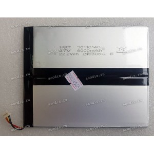 АКБ Digma EVE 10 A203T 4G ES1239EL, EVE 10 A204T ES1240EW (HBT 30110140 3.7V,  6000 mAh) SP14722 new