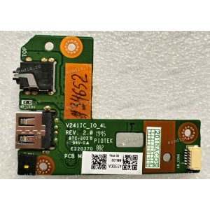 USB & Audio board Asus V222UA IO_BD (90PT0260-R11000, V241JC_IO_4L REV. 2.0, 60PT01W0-I01B02)