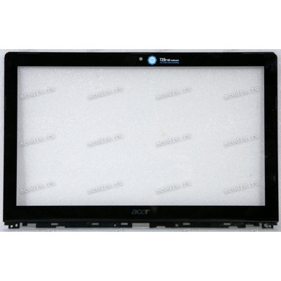 Верх. кр. рамка Acer Aspire Ethos 5951G чёрная со стеклом (3EZRHLBTN00)
