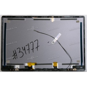 Верхняя крышка Гравитон Н14И-Т, Machenike MachCreator 14 Intel Gen 11 MC-14i511320HF60HSM00RU, MC-14i711390HF60HSM00RU, MachCreator 14x Intel Gen 12 MC-14Xi512500HQ90HBM00R, ThundeRobot 14 с камерой серебристая с эмблемой ГРАВИТОН