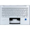 Palmrest Machenike MachCreator 14 Intel Gen 11 MC-14i511320HF60HSM00RU, MC-14i711390HF60HSM00RU, IP3 серебристый (DOK-6502D, NB-17 6502D, XN1-Y-G141, AMR11965-PCT1336U-6-FT9369-S-210416, ZENIA/CN1G-140M) с нерабочей клавиатурой
